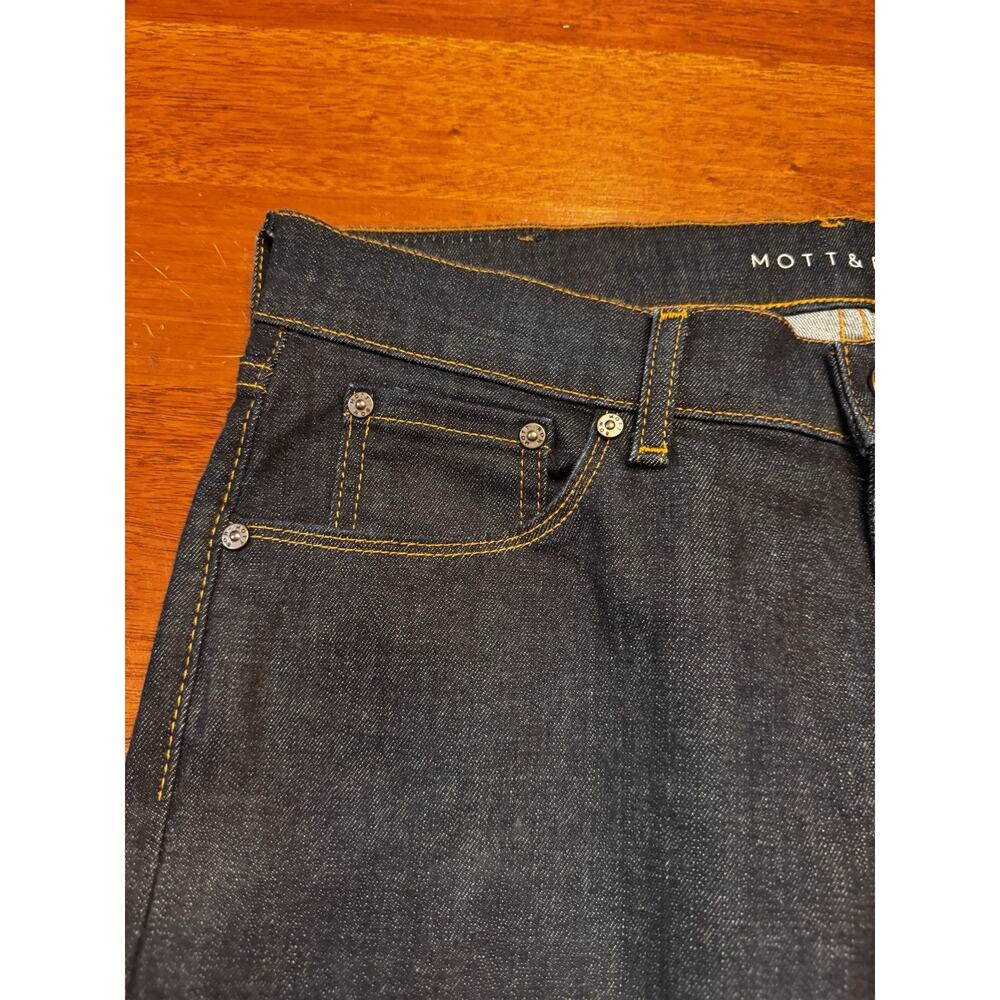 Mott & Bow Slim Jeans Dark Blue Denim 32 X 32 - Picture 3 of 10